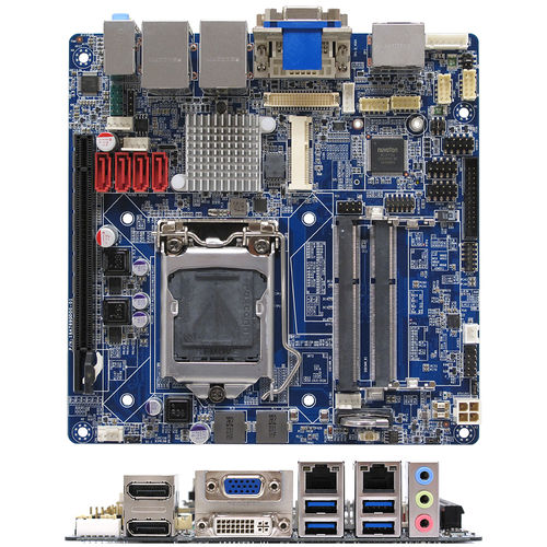 Placa madre mini-ITX - MX87QD - BCM Advanced Research - Intel® Core™ i series / Intel Q87 / DDR2 SDRAM
