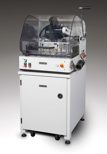 Tronzadora - Labcut® 350F - Extec Corp. - vertical / para acero / de metales no ferrosos