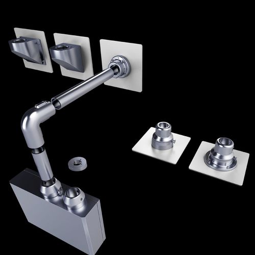 Sistema de brazo de soporte de acero inoxidable - CP 40 - RITTAL - para panel de control
