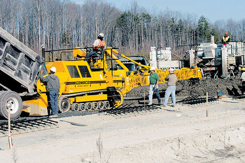 Pavimentadora para hormigón - RTP-500 - GOMACO International - con orugas / para carretera