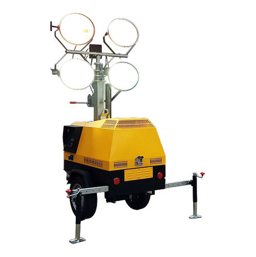 Torre de iluminación de yoduros metálicos - 4VA4000 - XCMG - halógena / con motor diésel / con motor de gasolina