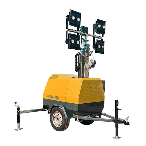 Torre de iluminación LED - 4VA4000 - XCMG - halógena / de yoduros metálicos / con motor diésel