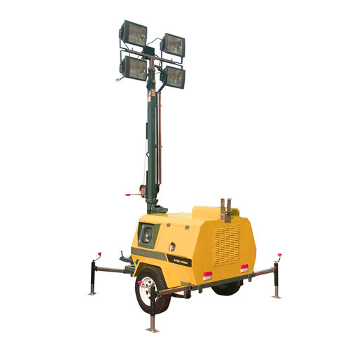 Torre de iluminación LED - 4TN4000 - XCMG - halógena / de yoduros metálicos / con motor diésel