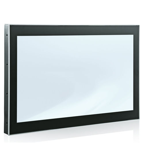 Monitor LCD - FlatView - Kontron - pantalla táctil capacitiva PCAP / con pantalla táctil resistiva / industrial