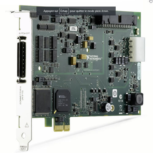 Tarjeta E/S digital - PCIe-6341 - NATIONAL INSTRUMENTS - analógica / con 24 E/S / con 16 E