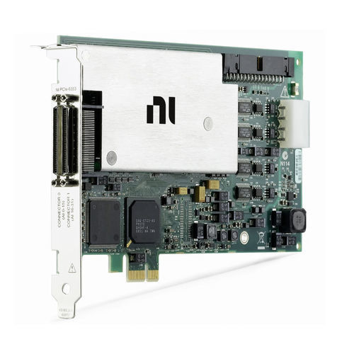 Tarjeta E/S digital - PCIe-6353 - NATIONAL INSTRUMENTS - analógica / con 4 salidas analógicas / 32 E/S