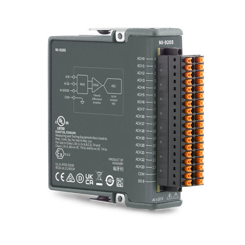 Módulo de entrada analógico - NI-9205 - NATIONAL INSTRUMENTS - de seguridad / de tensión / programable