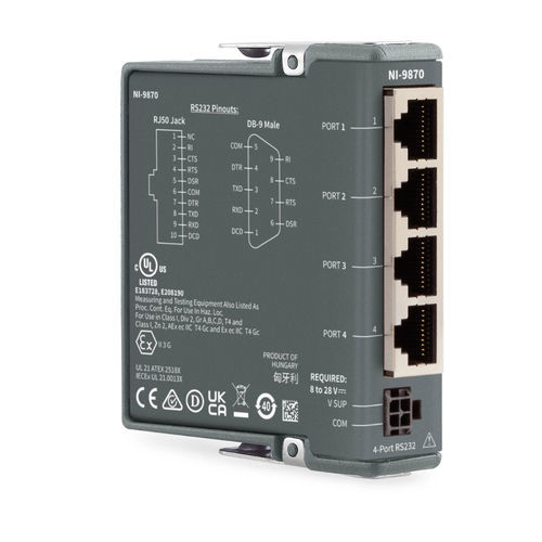 Módulo de interfaz RS-232 - NI-9870 - NATIONAL INSTRUMENTS - Ethernet / serie / industrial