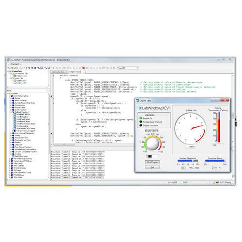 Software de programación - LabWindows™/CVI - NATIONAL INSTRUMENTS - de medición / de mando / de gestión de datos