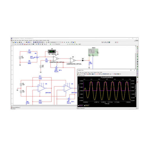 Software de análisis - Multisim - NATIONAL INSTRUMENTS - de interfaz / simulación de circuitos electrónicos / de desarollo