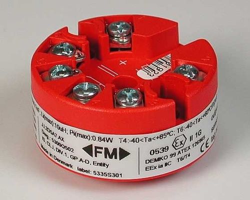 Transmisor de temperatura en cabeza de sonda - 4 - 20 mA, -200 °C ... +850 °C | TT520 - MINCO - RTD / 4-20 mA / programable