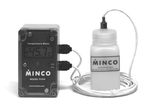 Sensor de temperatura de resistencia - Thermal Vial™ - MINCO - para aplicaciones higiénicas