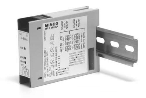 Transmisor de temperatura en riel DIN - 4 - 20 mA, -40 °C ... +85 °C, 100 Ω | TT273 - MINCO - RTD / 4-20 mA / de proceso