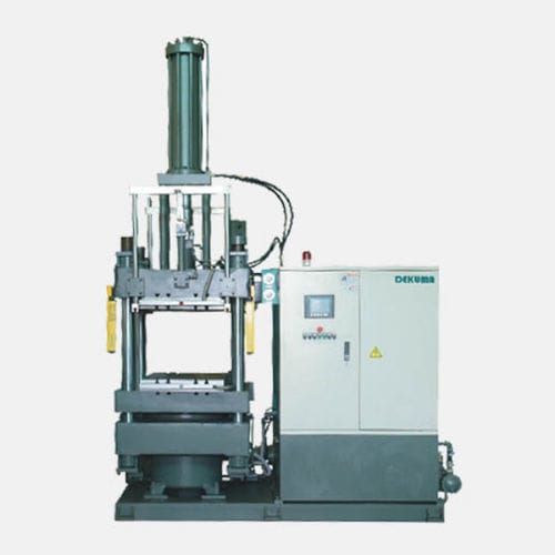 Máquina de inyección vertical - DKM-RI  - DEKUMA Rubber and Plastic Technology - hidráulica / para caucho