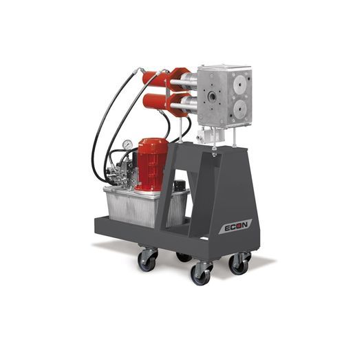 Intercambiador de filtros continuo - ESK - ECON GmbH - con pistón doble / térmico / con cilindro hidráulico