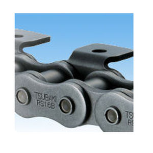 Cadena para transporte de acero - RS-B series - Tsubakimoto Chain - con fijación / de tamaño pequeño