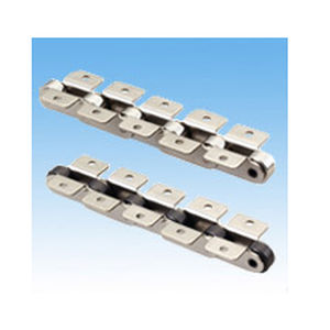 Cadena para transporte de acero inoxidable - LSK series - Tsubakimoto Chain - con placas asimétricas / de tamaño pequeño