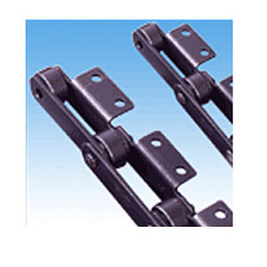 Cadena para transporte de acero - AT  - Tsubakimoto Chain - con placas asimétricas / con rodillos