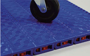 Cinta transportadora modular - WT3109-W  - Tsubakimoto Chain - flexible / de plástico / antideslizante