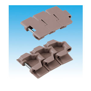 Cadena para transporte de plástico - TPU series - Tsubakimoto Chain - de eslabones / de láminas
