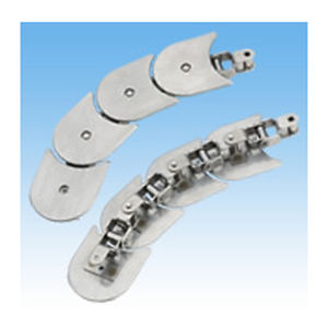 Cadena para transporte de acero inoxidable - TU  - Tsubakimoto Chain - de láminas