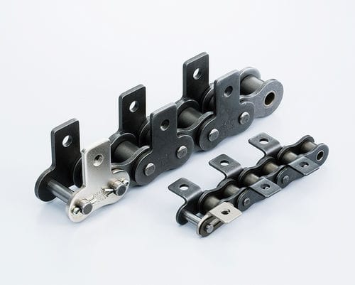 Cadena de transmisión de potencia - RS-K  - Tsubakimoto Chain - de acero / de rodillos / con fijación