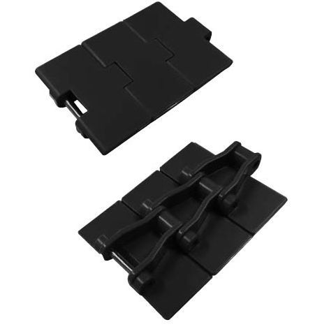 Cadena para transporte de plástico - TPF series - Tsubakimoto Chain - de láminas / para la industria de las bebidas / para la industria agroalimentaria