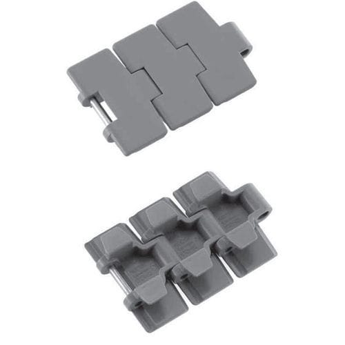 Cadena para transporte de plástico - TPU series - Tsubakimoto Chain - de láminas / para la industria de las bebidas / para la industria agroalimentaria