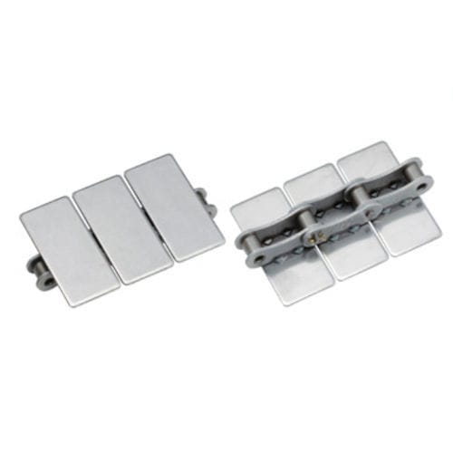 Cadena para transporte de acero inoxidable - TS series - Tsubakimoto Chain - de láminas / doble / sin lubricante