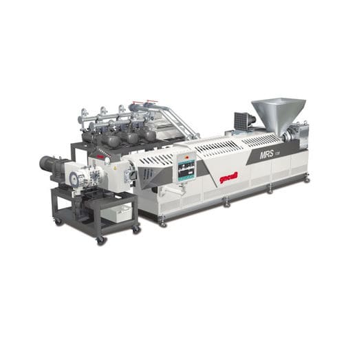 Línea de extrusión con refrigeración por aire - GPU - Gneuß Kunststofftechnik GmbH - para paneles de plástico / de reciclaje de plásticos / para peletización