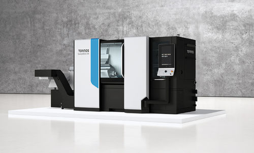 Torno tipo suizo CNC - DECO G - TORNOS - 9 ejes / 27 herramientas / para perforación de orificios profundos