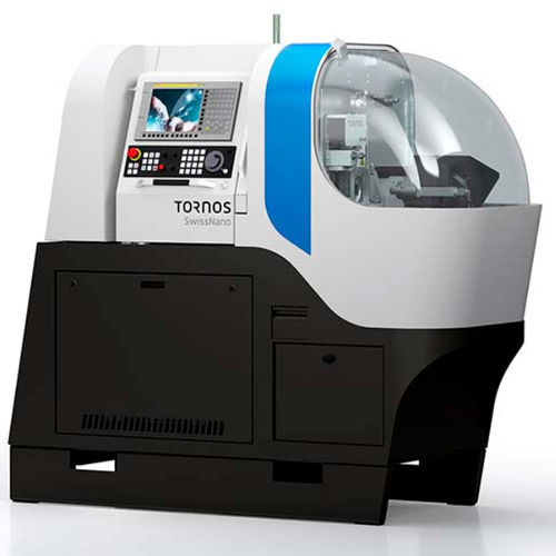 Torno tipo suizo CNC - Nano 10 - TORNOS - 6 ejes / 20 herramientas / de taladrado