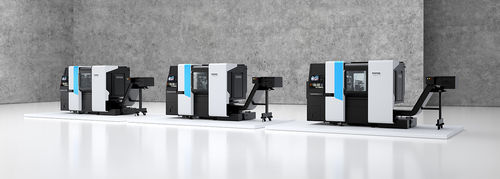 Torno tipo suizo CNC - Swiss XT - TORNOS - 8 ejes / para piezas de decoletaje de barra / de producción
