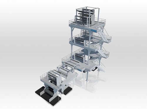 Línea de extrusión multicapas - Diaperblown® series - COLINES® S.p.A. - de película soplada / para HDPE / para films estirables