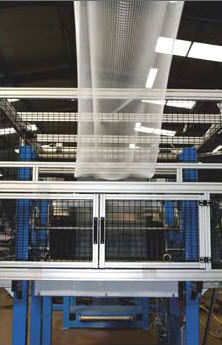 Línea de extrusión para redes de plástico - 80 - 320 Kg/h  - CORELCO - para termoplásticos / para redes de plástico mono-orientación