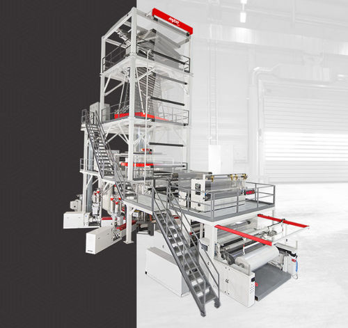 Línea de extrusión 5 stratos - PENTAFOIL ®  - Rajoo Engineers Ltd. - compacta / de película soplada / para termoplásticos