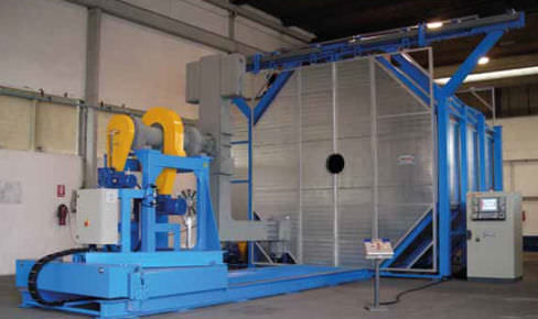 Máquina de rotomoldeado tipo shuttle - ROTOBOX - Caccia Engineering S.r.l.