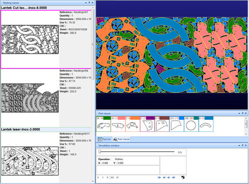 Software de programación - Lantek Expert Cut - Lantek Sheet Metal Solutions S.L. - CAD CAM / para máquinas de corte CNC / para el trabajo de chapa