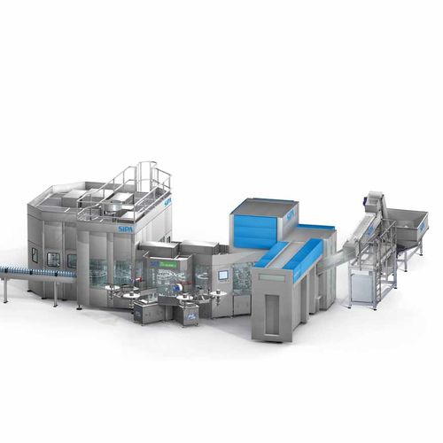 Pistola de aire/etiquetadora/llenadora/encapsuladora de botellas de plástico -  Sincro TriBloc - SIPA