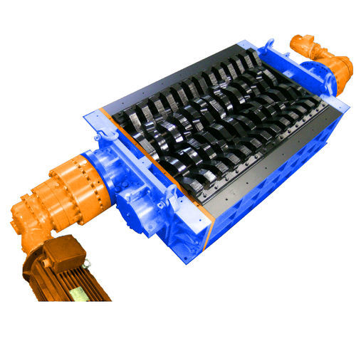 Destrozador primario - 2R 50-100/ER series - SatrindTech S.r.l - de 2 ejes / con papel separador / para madera
