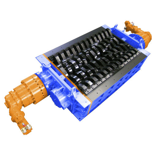 Destrozador primario - 2R 150 series - SatrindTech S.r.l - de 2 ejes / de metal / para madera