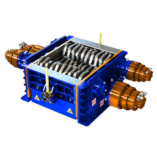 Destrozador primario - 4R 100-150 series - SatrindTech S.r.l - de cuatro ejes / para madera / residuos sólidos a granel