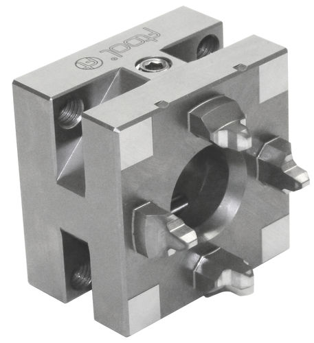 Mandril de torno de sujeción manual - FT 02110 - F-Tool - 4 mordazas / para EDM