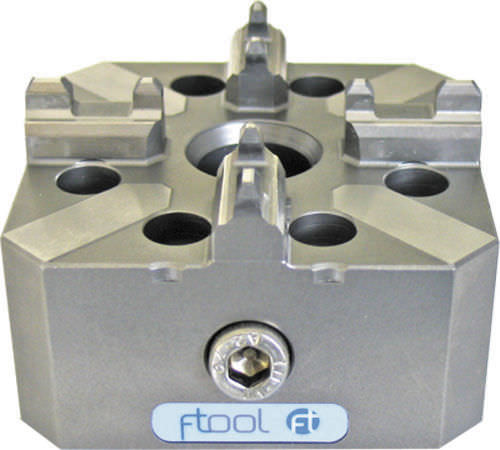 Mandril de torno de sujeción manual - FT 01043 - F-Tool - 4 mordazas / para EDM / de pinza