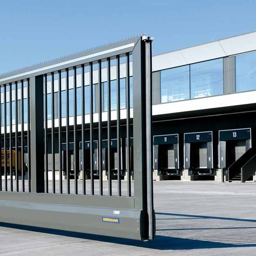 Portón corredero - Hörmann - automático / para control de acceso / para muelle de carga