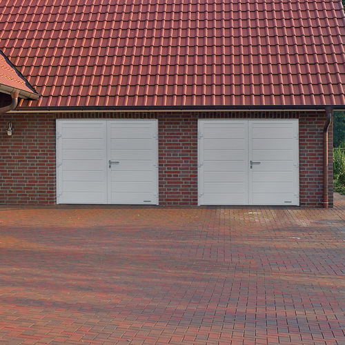 Puerta multihojas - DFT 42 - Hörmann - abatible / de acero inoxidable / de aluminio
