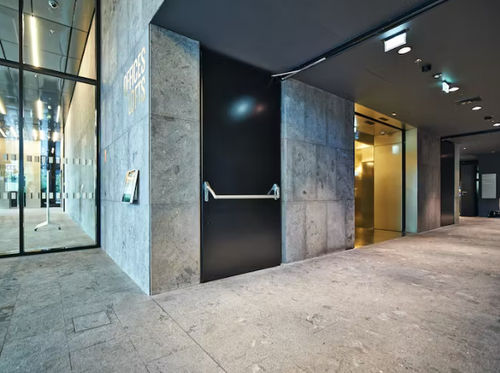 Puerta abatible - Hörmann - de acero / para interior