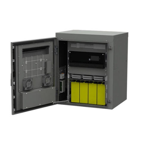 Armario eléctrico benchtop - SITEFLEX® MPC - ENERSYS - de aluminio / para equipos de telecomunicaciones / industrial