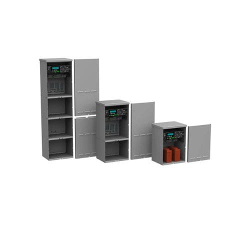 Armario eléctrico de suelo - SITEFLEX® MICROE350 - ENERSYS - benchtop / de aluminio / compacto