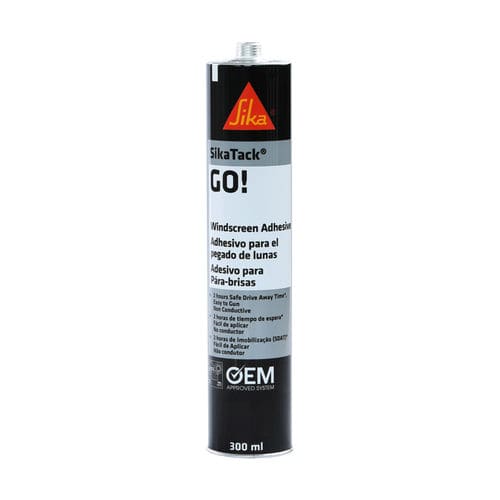 Cola poliuretano - Tack® GO! - SIKA INDUSTRY - para vidrio / monocomponente / para aplicaciones automóviles